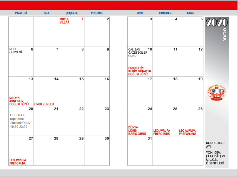 Etiler LC ocak ayı genel toplantısı | Lion Oya Sebük (PID) yönetiminde üye giriş töreni