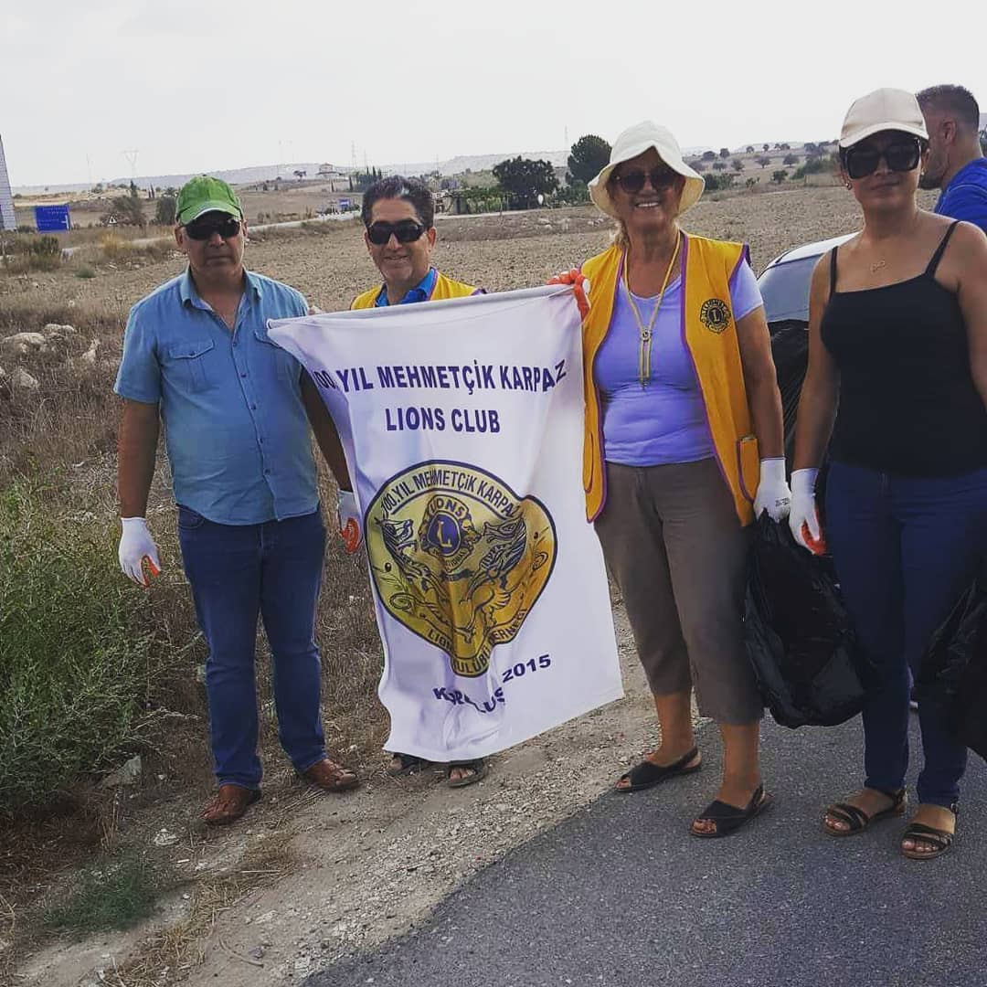 Ana yolu temizlik aktivitesi