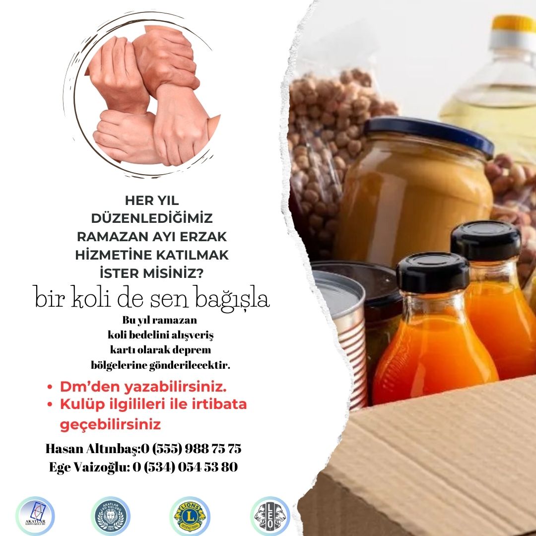 RAMAZAN AYI ERZAK HİZMETİ