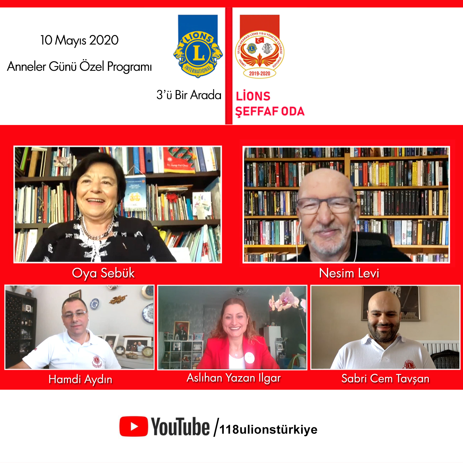 Lions Şeffaf Oda Anneler Günü Özel Programı