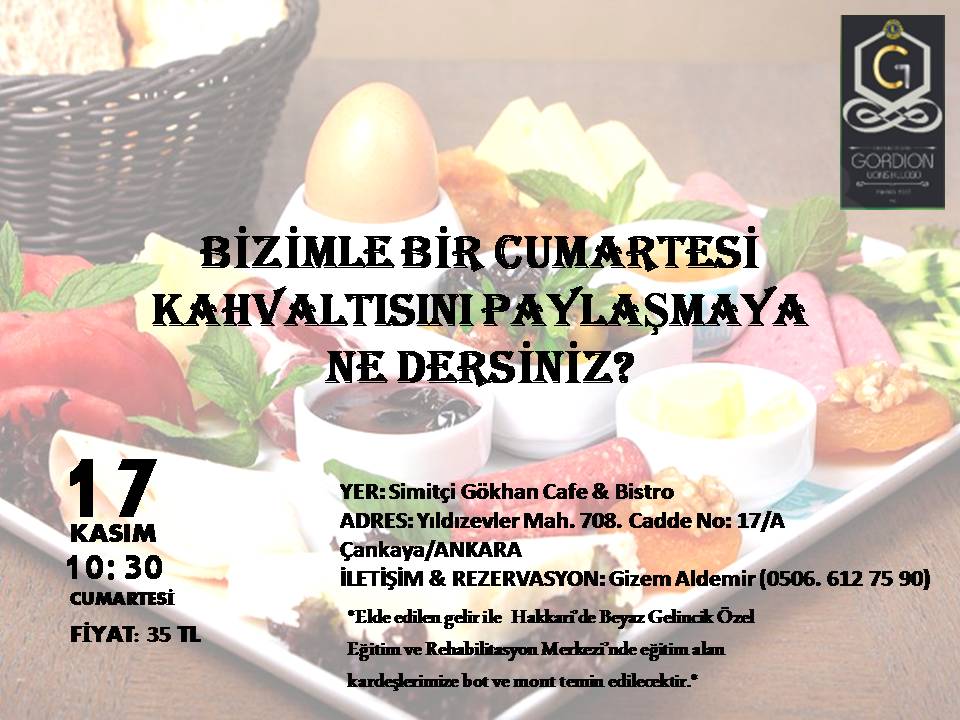 Bizimle Bir Cumartesi Kahvaltısını Paylaşmaya Ne Dersiniz?