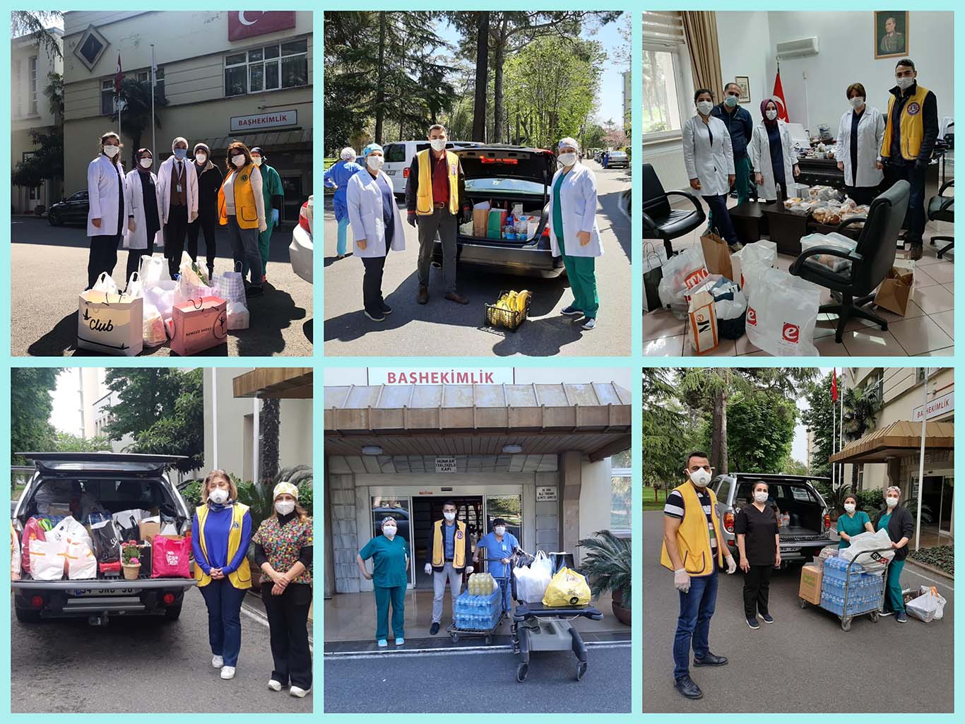 PANDEMİ HASTANELERİNE GIDA DESTEĞİ