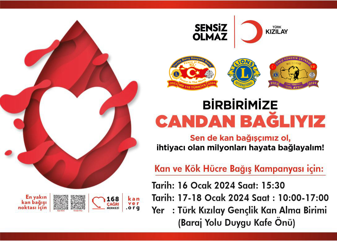 Kan ve Kök Hücre Bağışı