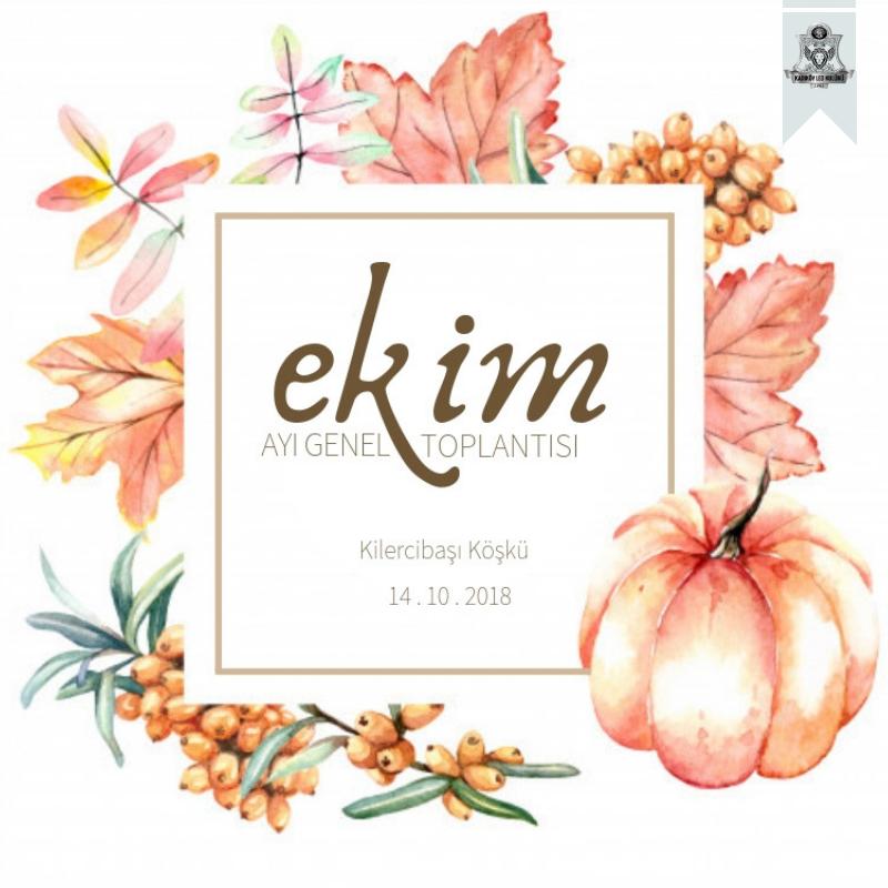 Ekim Ayı Genel Toplantısı