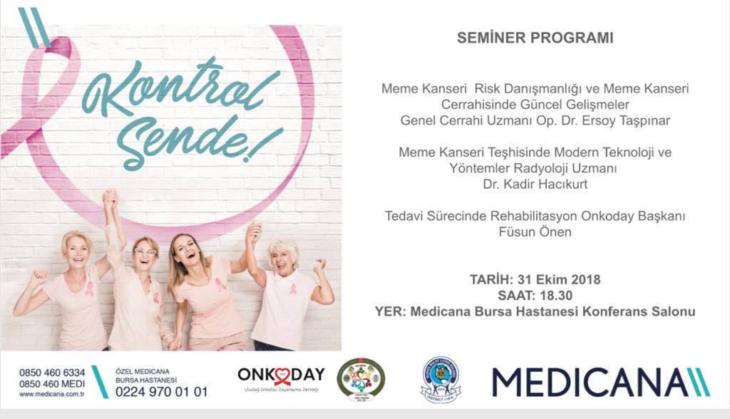 Meme Kanseri Risk Danışmanlığı ve Meme Kanseri Cerrahisinde Güncel Gelişmeler Konulu Konferans