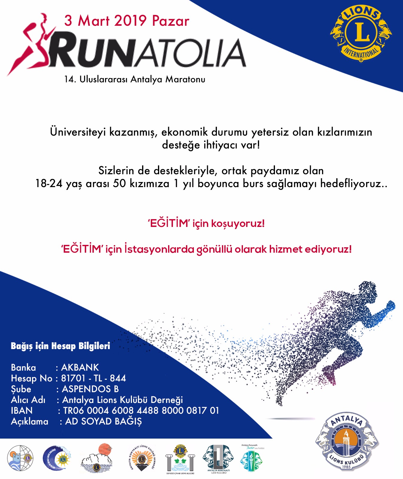 EĞİTİM İçin koşuyoruz!