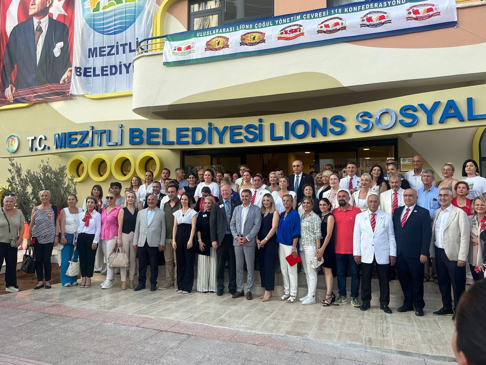 MEZİTLİ LİONS SOSYAL MERKEZİ AÇILIŞINA KATILDIK