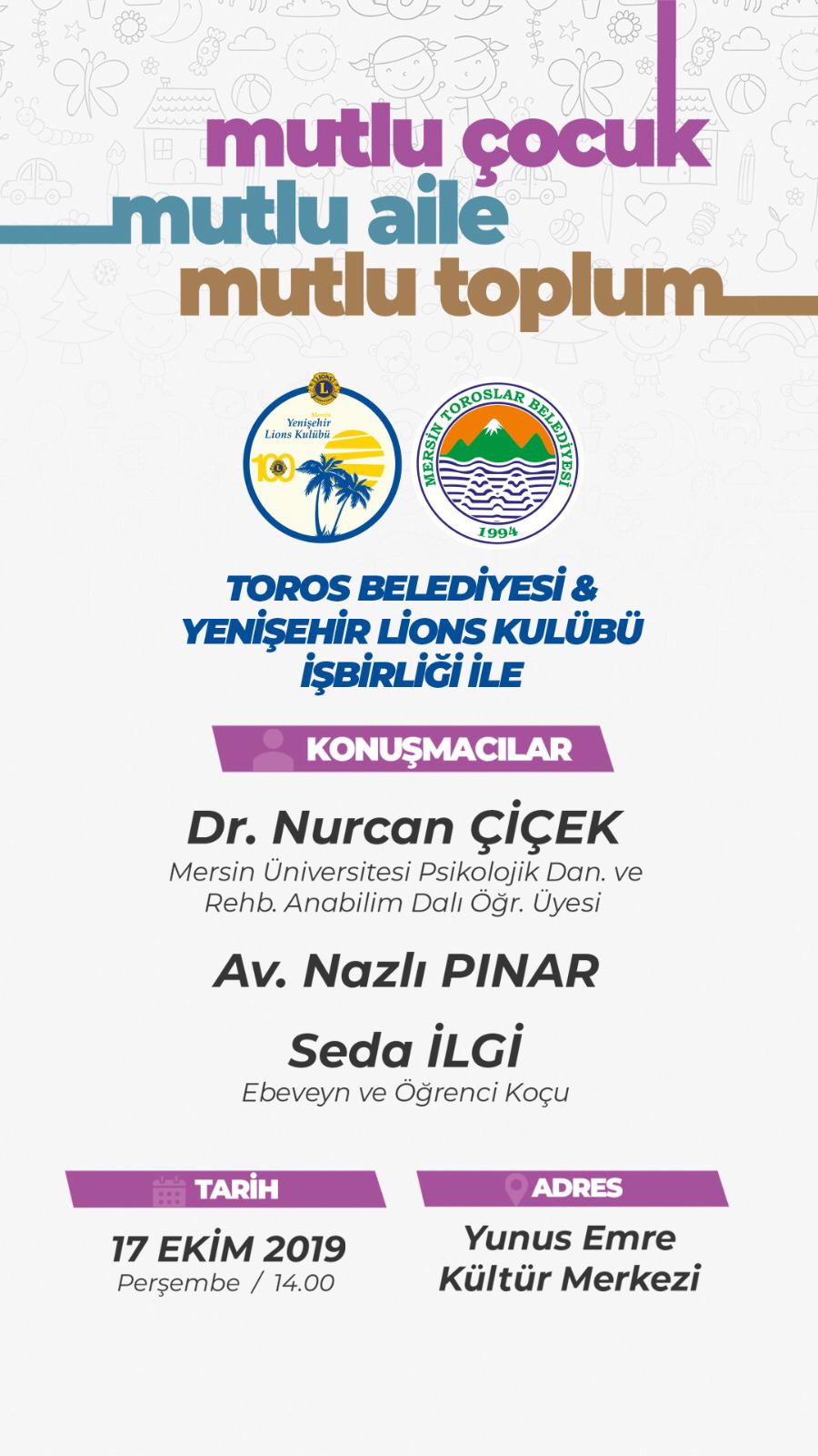 Mutlu çocuk, mutlu aile, mutlu toplum konulu Konferans