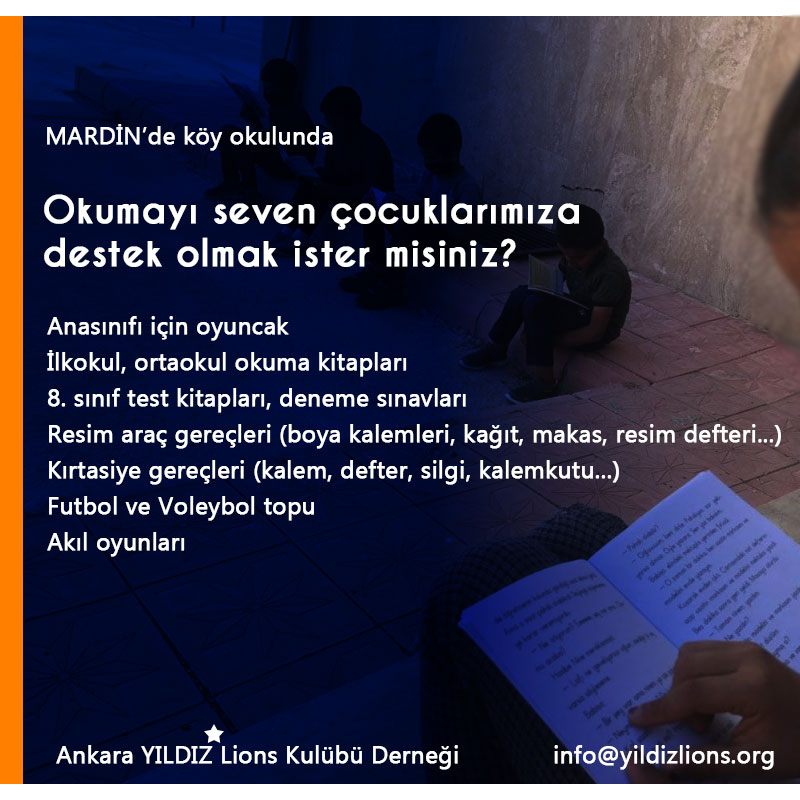 Köy okulu için destek çağrısı