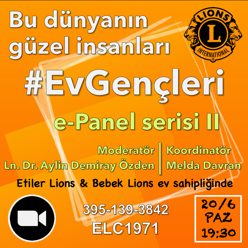 Etiler LC #BuDünyanınGüzelİnsanları e-Panel serinin ikincisi #EvGençleri ile gençlere fırsat sunuyor.
