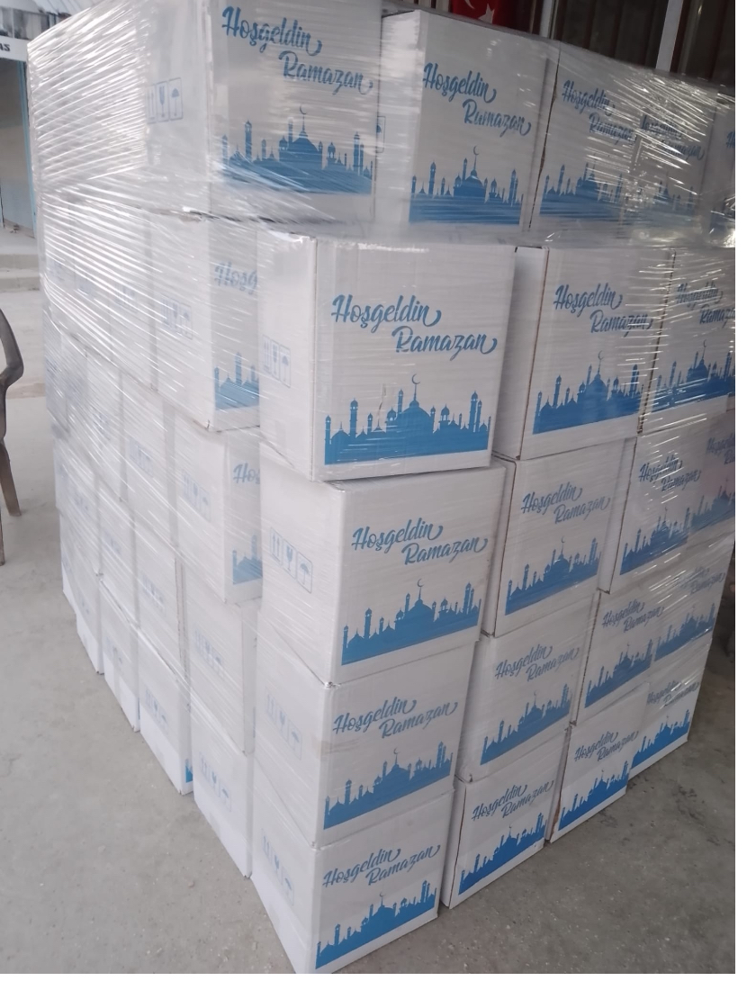 Yardım kolisi dağıtım duyurusu 