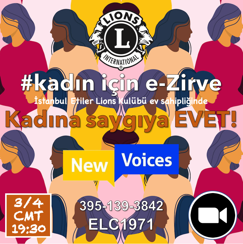 Etiler LC ev sahipliğinde e-Zirve: Değişimin öncüsü olalım \"kadına saygıya EVET!\" diyelim...