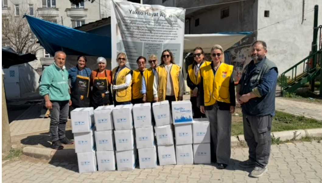 Antakya Kışlasaray Lions kulübü insani yardıma devam ediyor