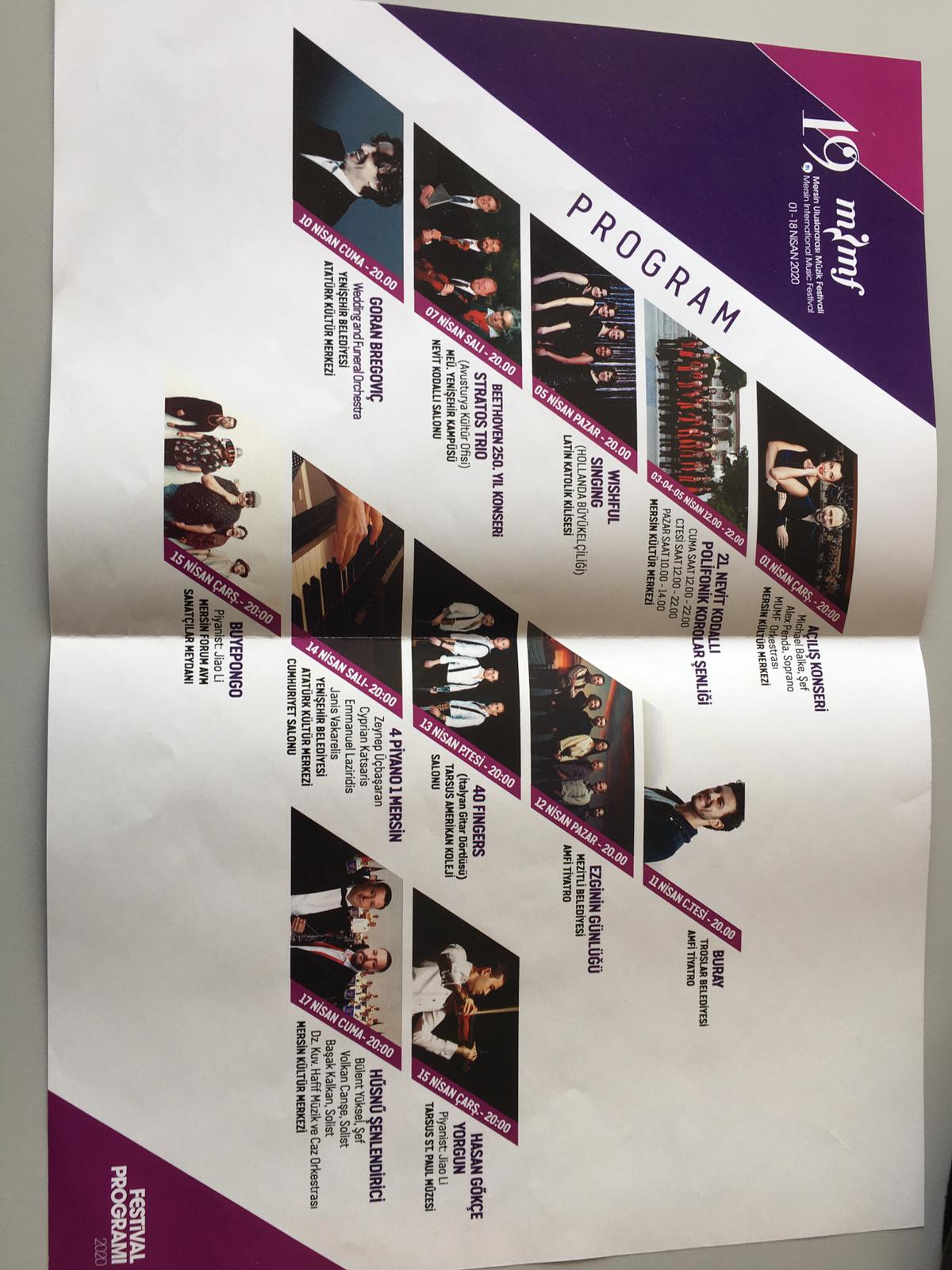 19.MERSİN ULUSLARARASI MÜZİK FESTİVALİ PROGRAM TANITIM SUNUMUNA İŞTİRAK