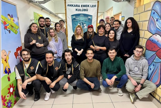Ankara Ahmet Andiçen İlkokulunda Ankara Emek Leo Kulübü’nün gelenekselleşen hizmet aktivitesine katılım sağladık