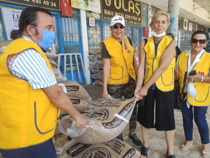 AYDINCIK YANGINI  KÜÇÜK BAŞ HAYVAN YEMİ YARDIMLARIMIZ