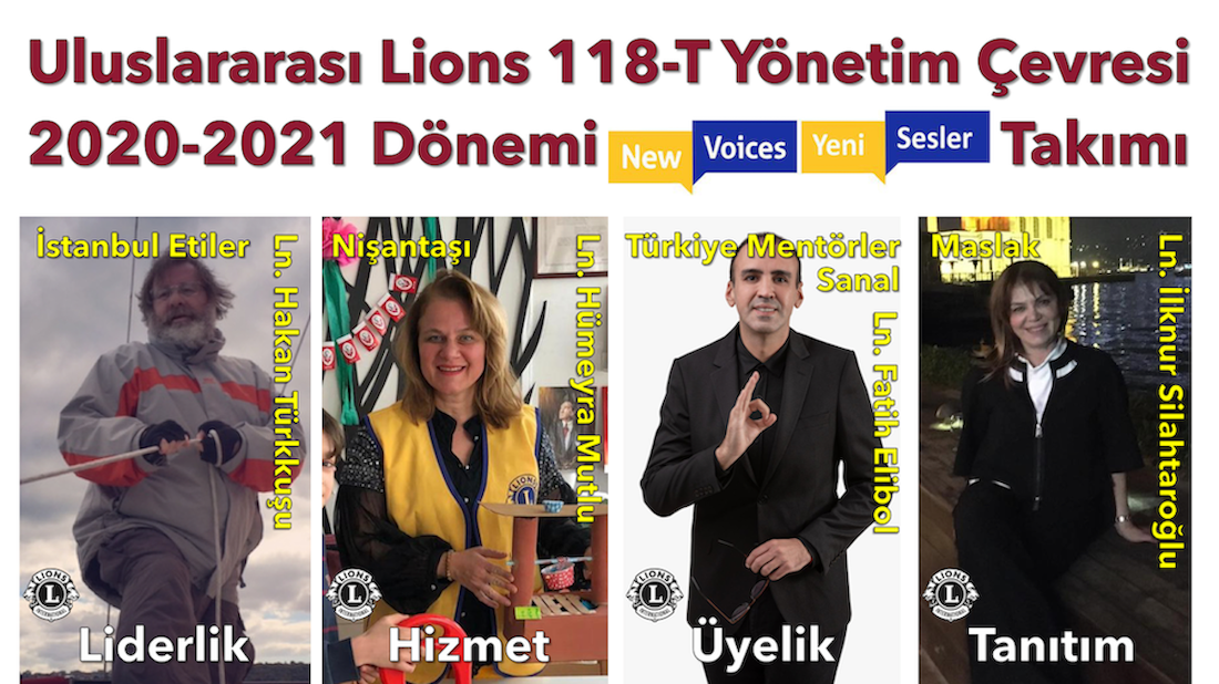 Etiler LC, Başkan Hakan Türkkuşu ile 118-T New Voices | Yeni Sesler takımında...