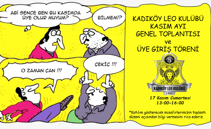 Kasım Ayı Genel Toplantısı ve Üye Giriş Töreni