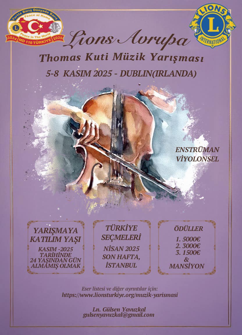 Lions Avrupa Thomas Kuti Müzik Yarışması