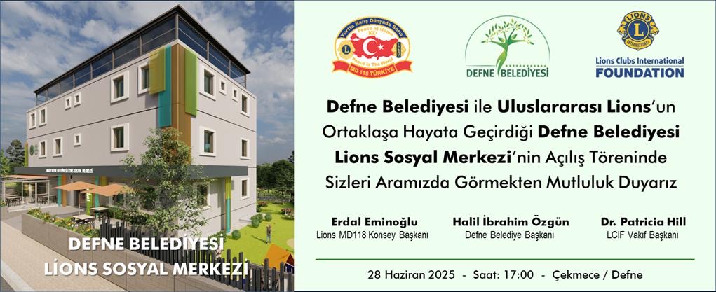 Lions sosyal merkez açılışı