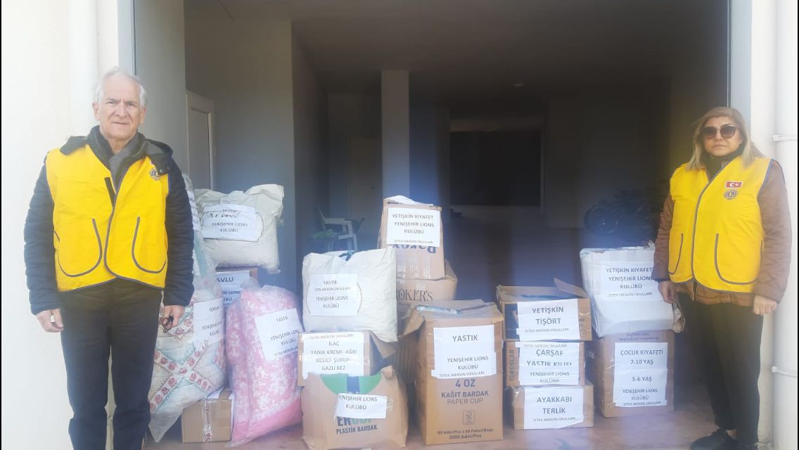 DEPREM BÖLGESİNE YARDIM MALZEMESİ TEMİNİ