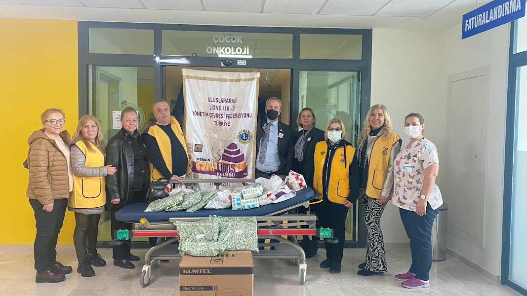 MERSİN ÜNİVERSİTESİ ÇOCUK ONKOLOJİ BÖLÜMÜ ZİYARETİMİZ VE YARDIMLARIMIZ