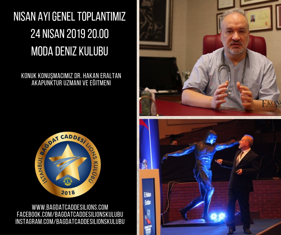 Bağdat Caddesi Lions Kulübünün Nisan ayı Genel Toplantısı