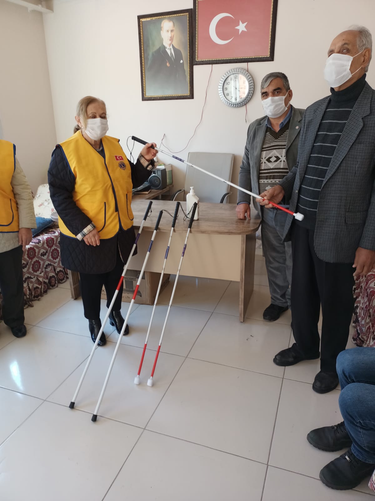 Tarsus Görme Engelliler Derneği Beyaz Baston Temini