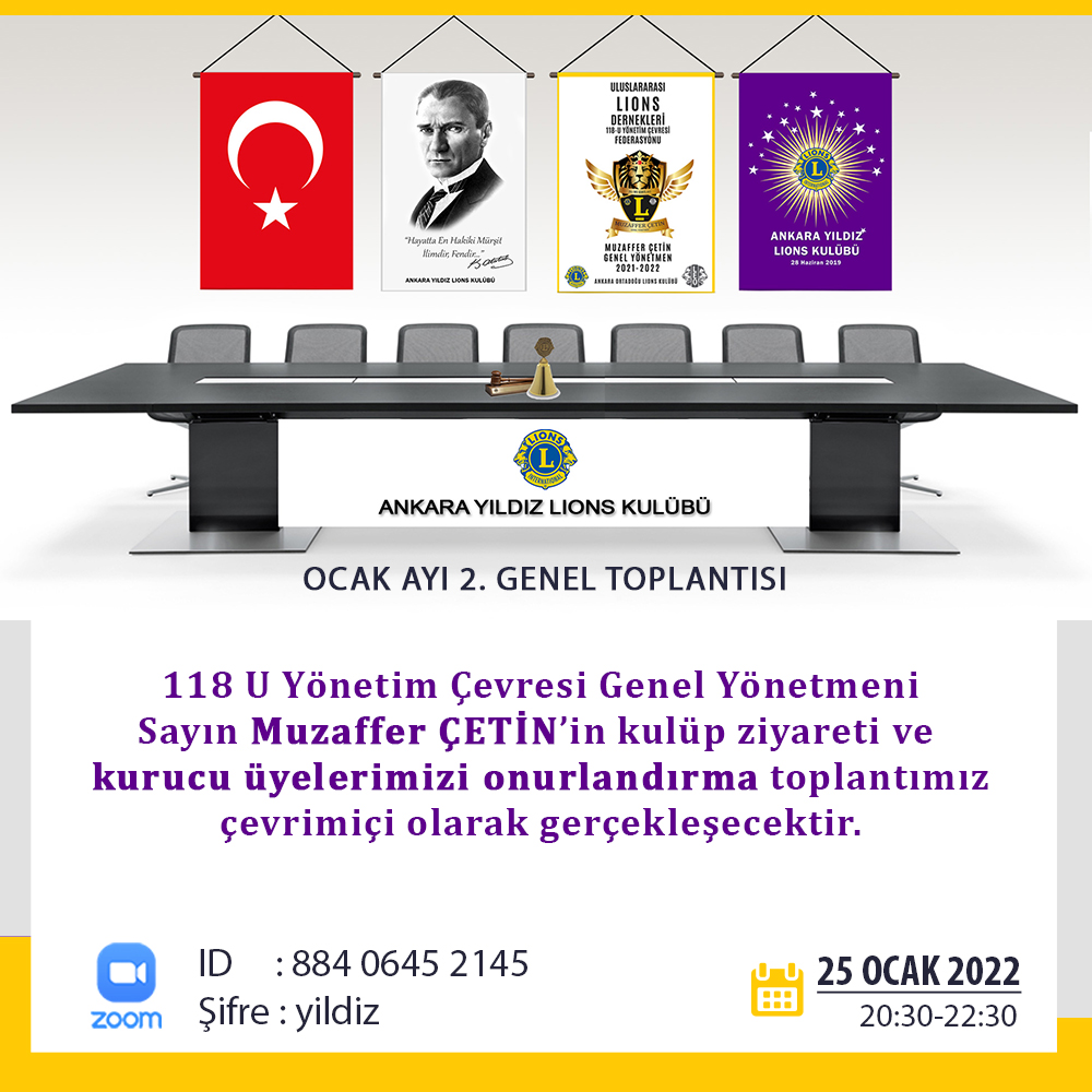 Ocak ayı 2. kulüp toplantısı