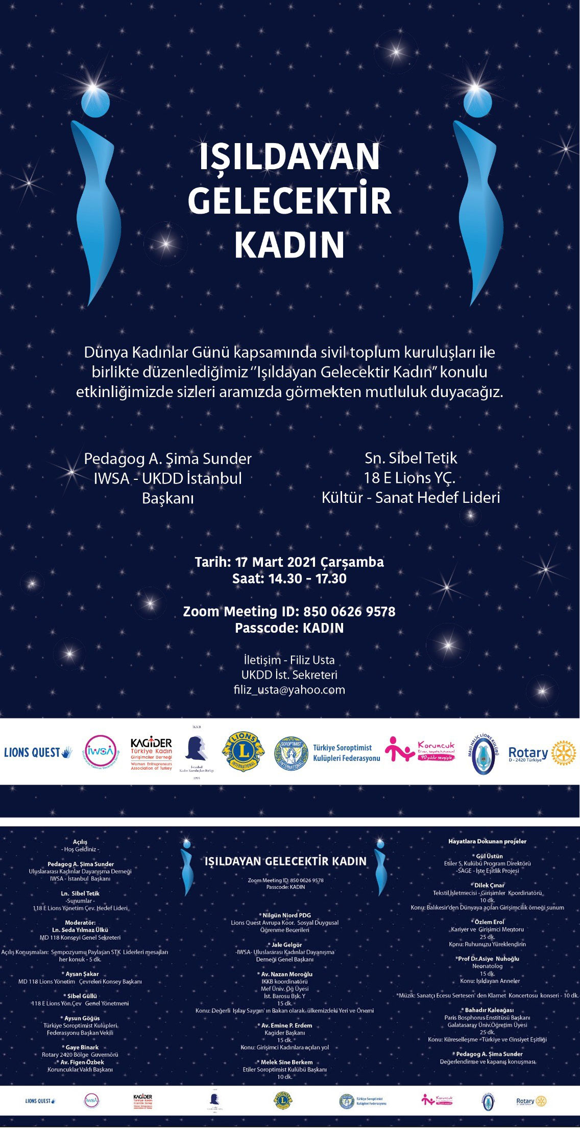 \"IŞILDAYAN GELECEKTİR KADIN\" sempozyum