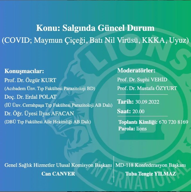 Salgında Güncel Durum Konulu Söyleşi