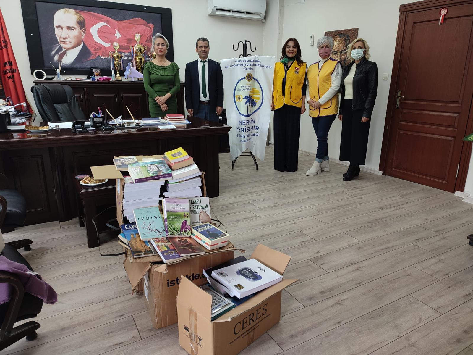 EĞİTİM MERKEZİNE KİTAP BAĞIŞI