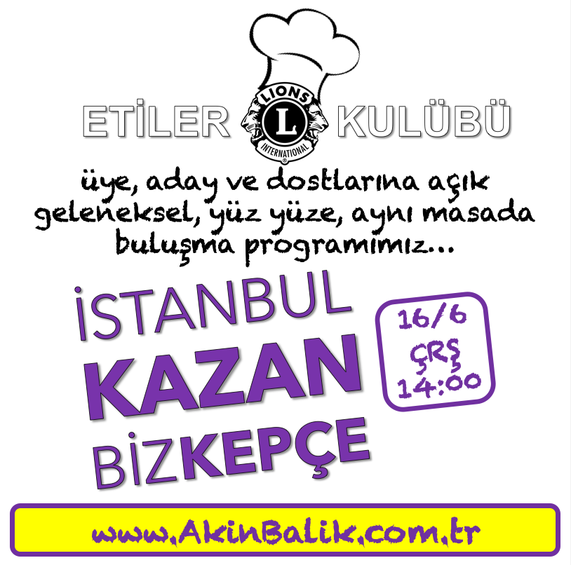 Etiler LC yeni dönemin ilk #İstanbulKazanBizKepçe etkinliği için adres: Akın Balık...