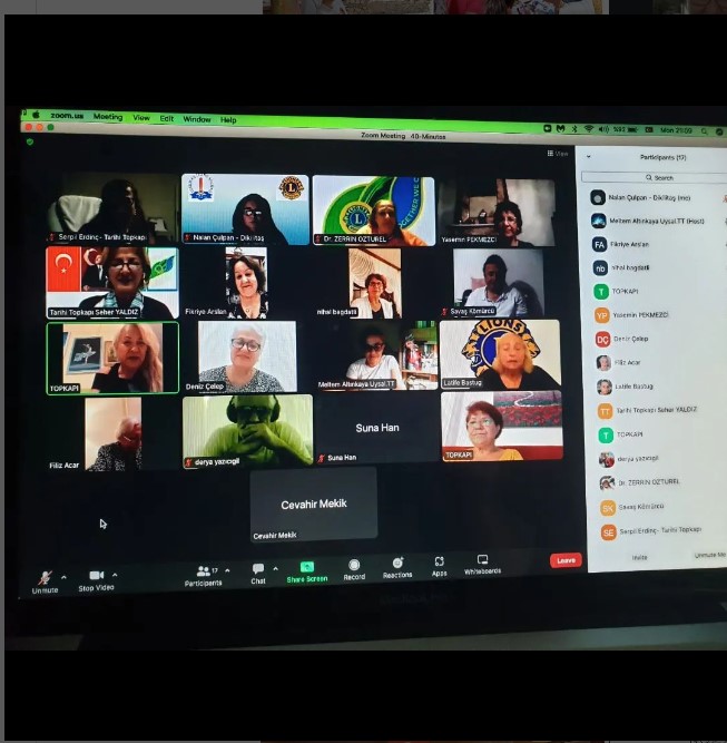 Tarihi Topkapı Lions Kulübü toplantısı