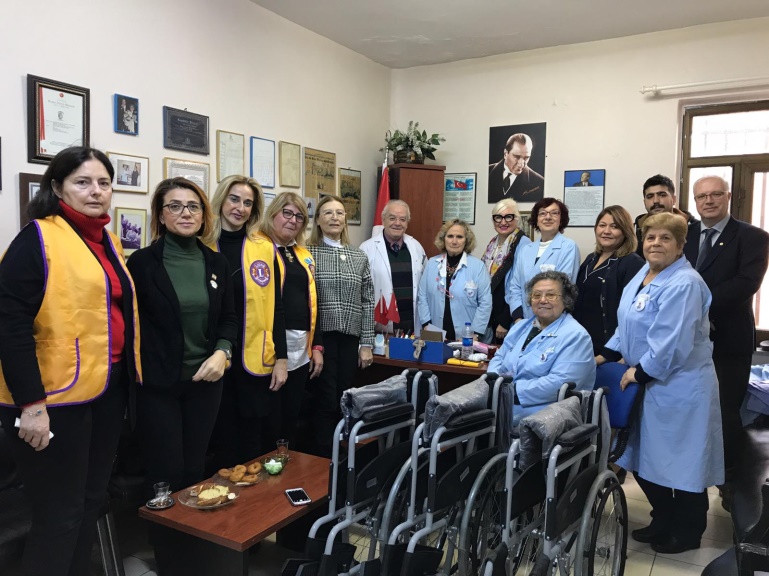 SSK Okmeydanı Hastanesi Tekerlekli Sandalye\"  bağış  