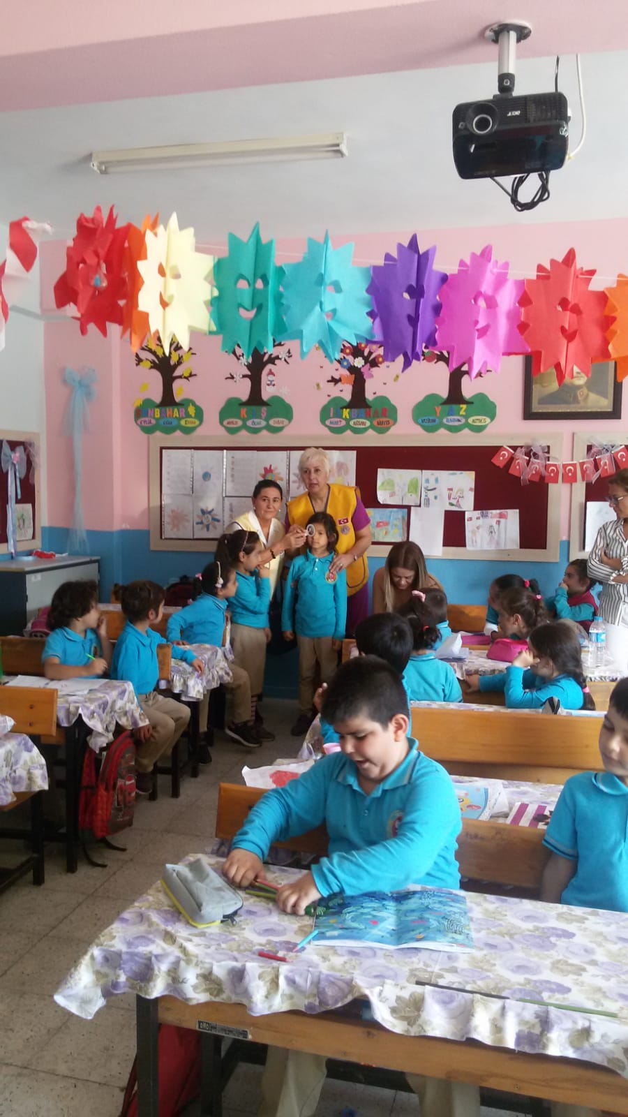 Kocatepe İlkokulu 1. sınıf öğrencilerine GÖRME EŞELİ Uygulaması