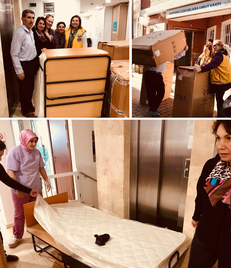 Kanserli Çocuklara Umut Vakfı\'na destek